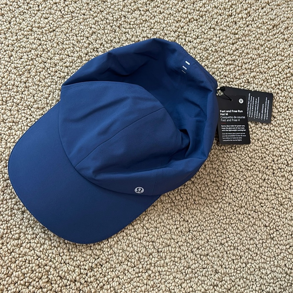 BRAND NEW blue lululemon hat